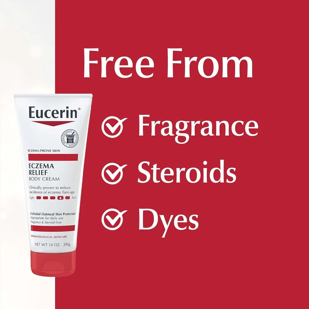 EUCERIN CREMA CORPORAL ALIVIO DEL ECCEMA CON AVENA 14 OZ / 396 GR