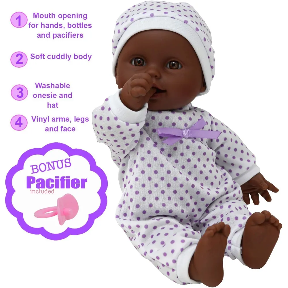Muñeca afroamericana 11"/28 cm con accesorios