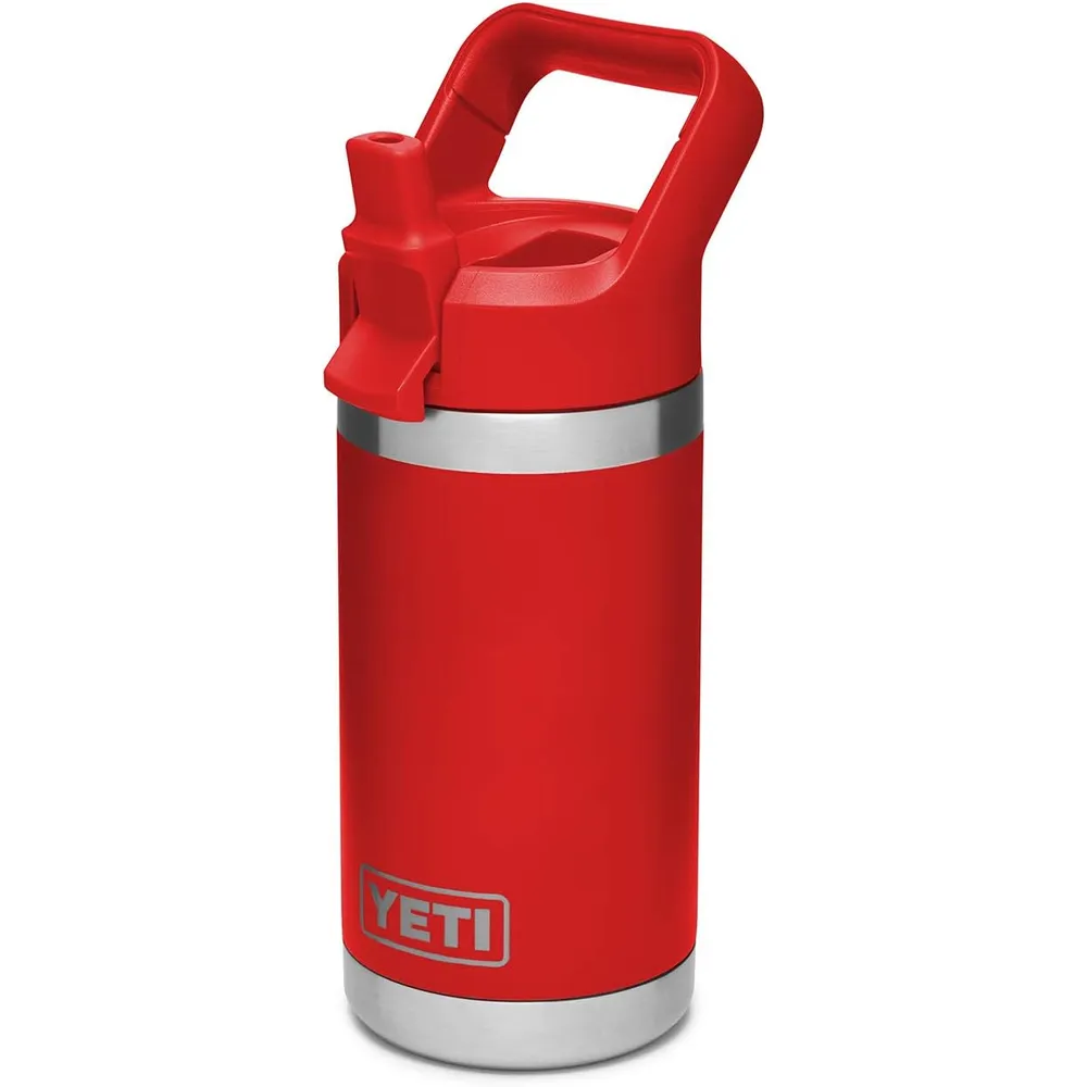 YETI Botella Rambler Jr. para Niños con Cañita de 12 oz | Rojo