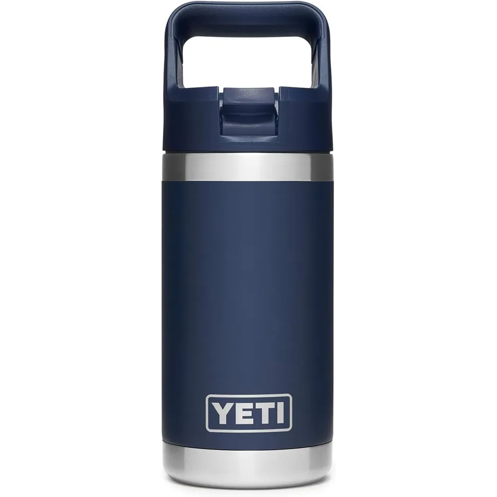YETI Botella Rambler Jr. para Niños con Cañita de 12 oz | Azul Marino