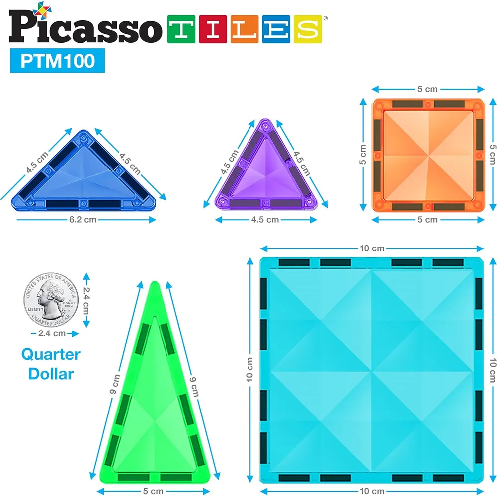 BLOQUES MAGNÉTICOS MINI DIAMANTE PICASSOTILES