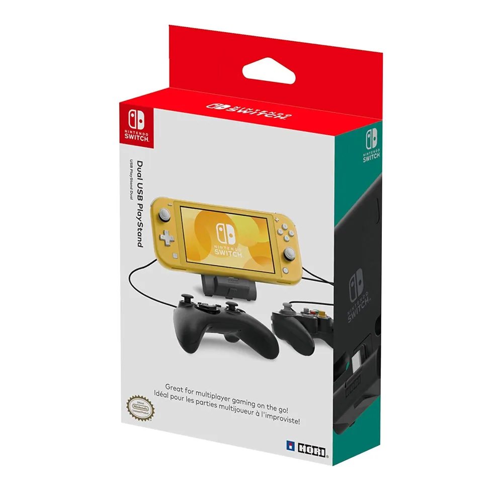 Soporte USB Dual para Nintendo Switch - Licenciado por Nintendo