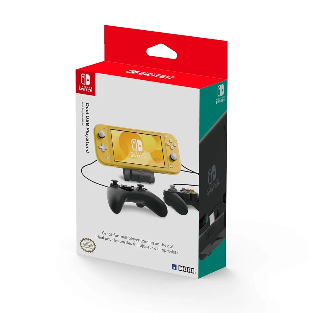 Soporte USB Dual para Nintendo Switch - Licenciado por Nintendo