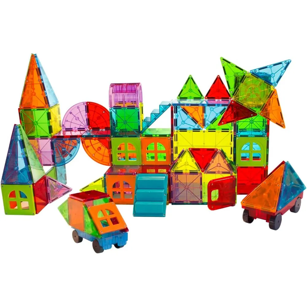 MAGNA-TILES - Metropolis 110-piezas set de construcción magnético