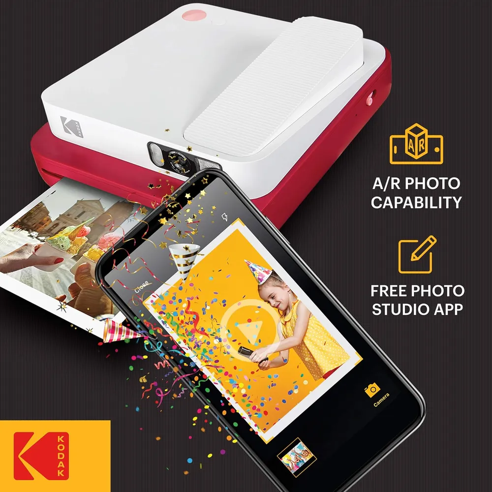 Kodak Smile Classic cámara instantánea Zink 16 MP | Rojo