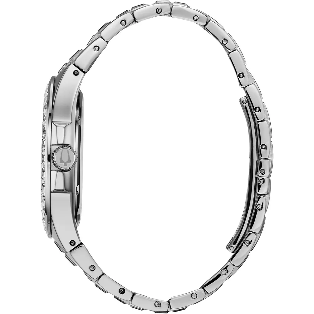 Bulova reloj Phantom Crystal hombre | Plateado