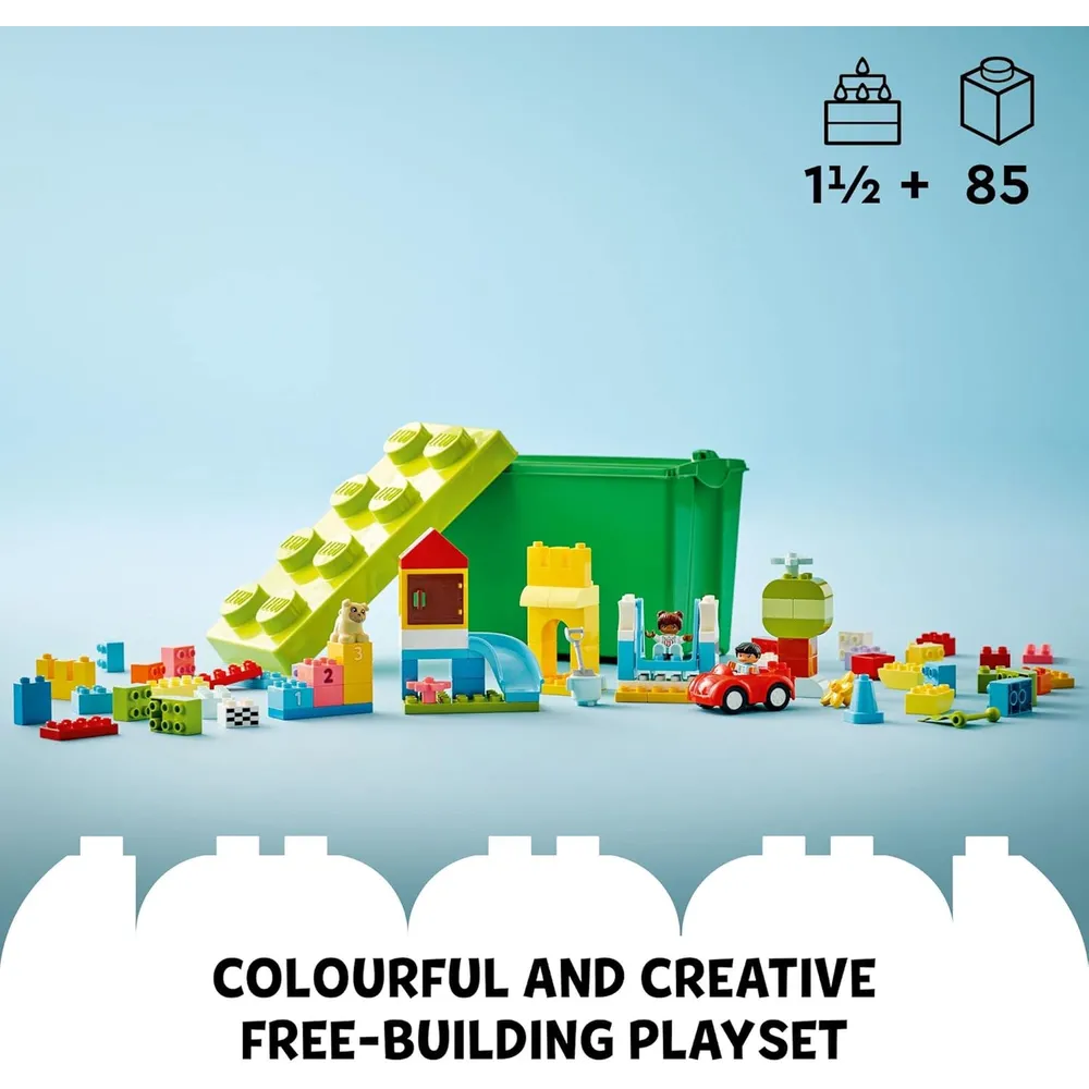 Lego Duplo Classic Deluxe Brick Box set con figuras coche y bloques creativos