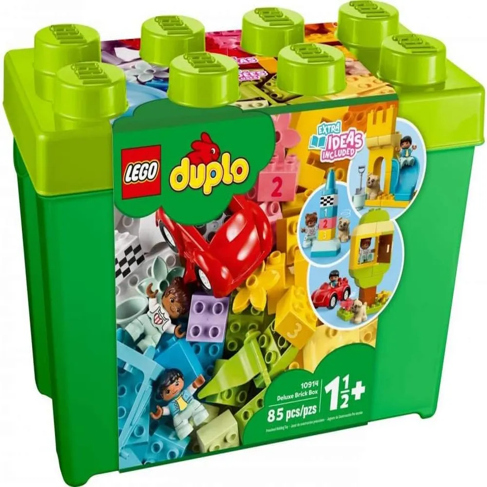 Lego Duplo Classic Deluxe Brick Box set con figuras coche y bloques creativos