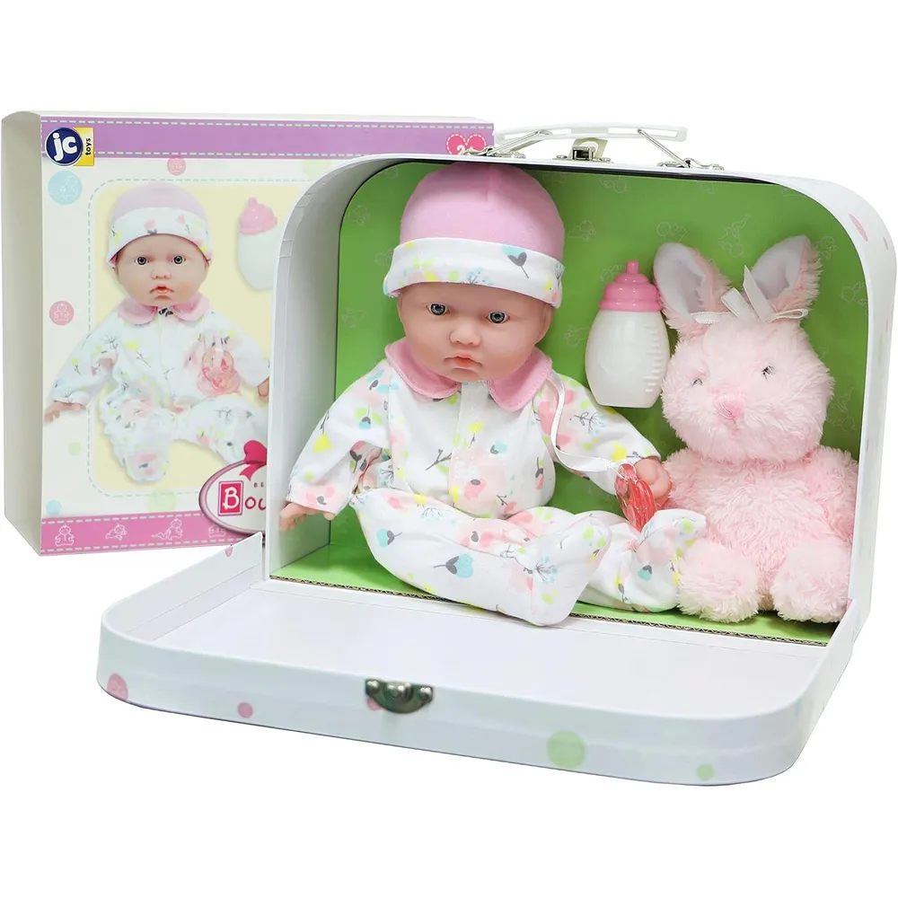JC TOYS muñeca11"/28 cm con accesorios