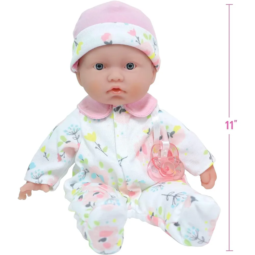 JC TOYS muñeca11"/28 cm con accesorios