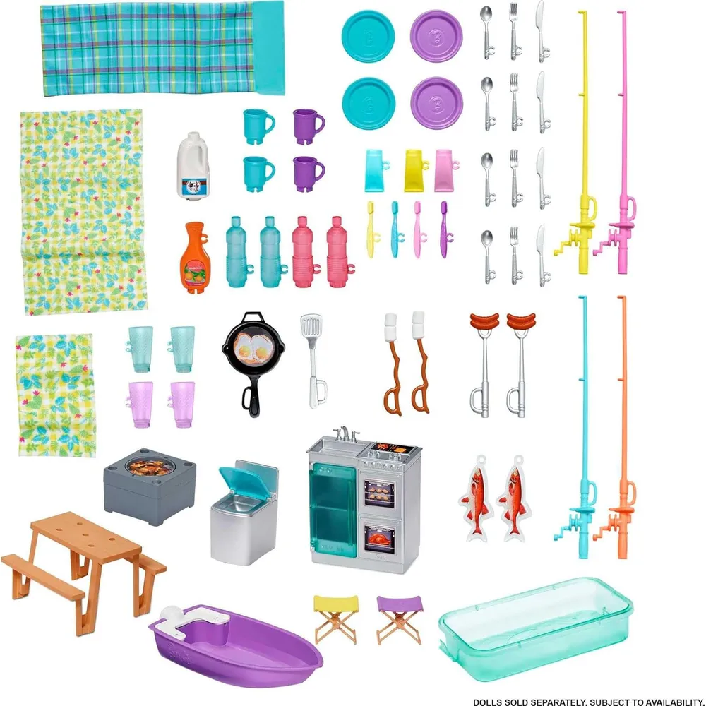 BARBIE CARAVANA TRANSFORMABLE 3 EN 1 CON ACCESORIOS
