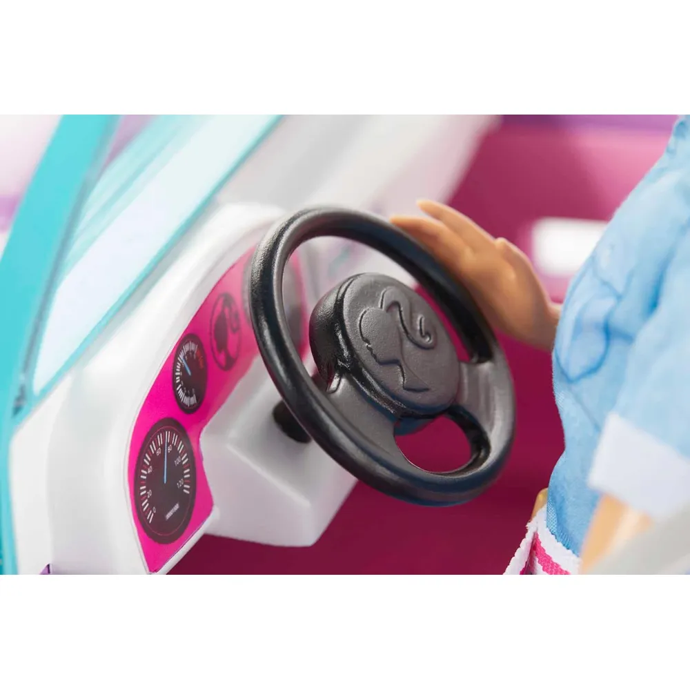 BARBIE VEHÍCULO TODOTERRENO MORADO ROSADO
