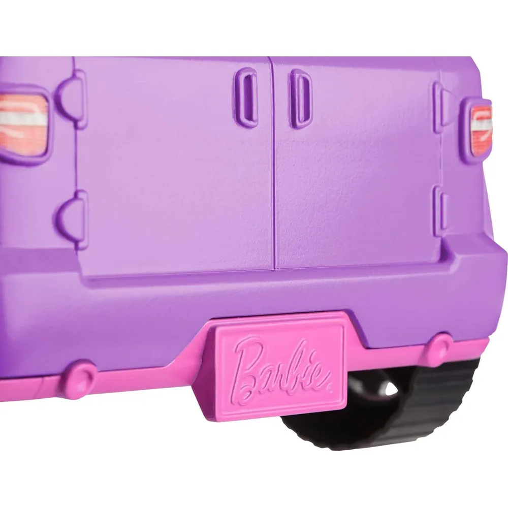 BARBIE VEHÍCULO TODOTERRENO MORADO ROSADO