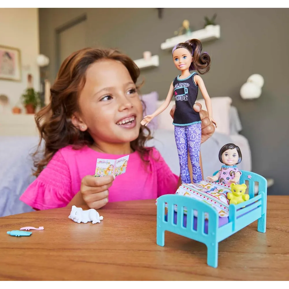 b07xd6f535_1_webp.webp BARBIE SKIPPER SET HORA DE DORMIR CON ACCESORIOS