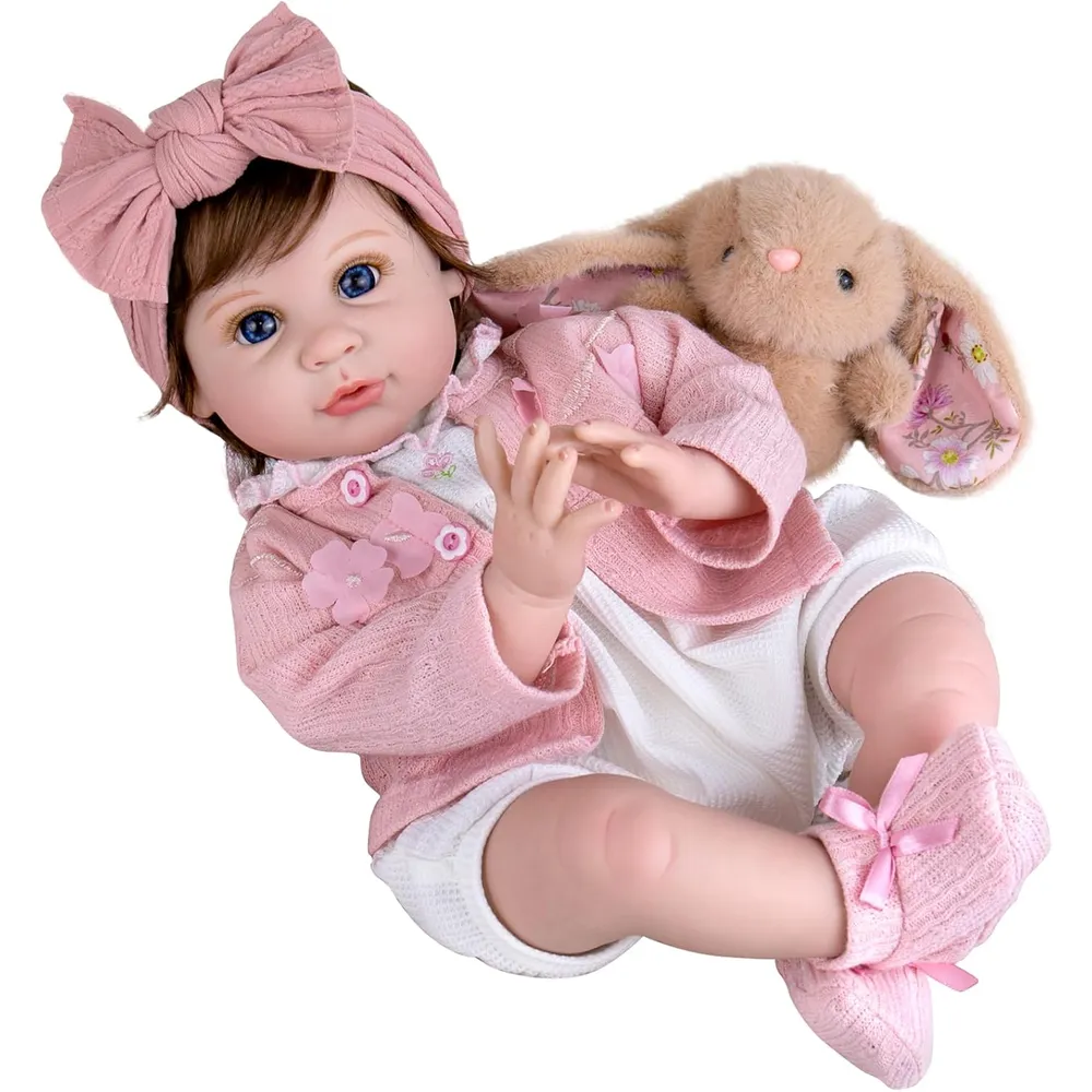 AORI muñeca bebé 22"/56 cm con accesorios