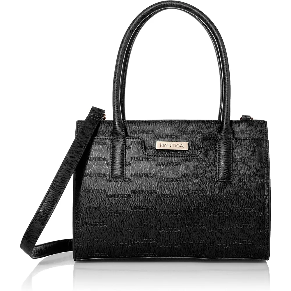 Nautica | Bolso Satchel Sandy Jr. con Asa Superior y Correa Crossbody Removible