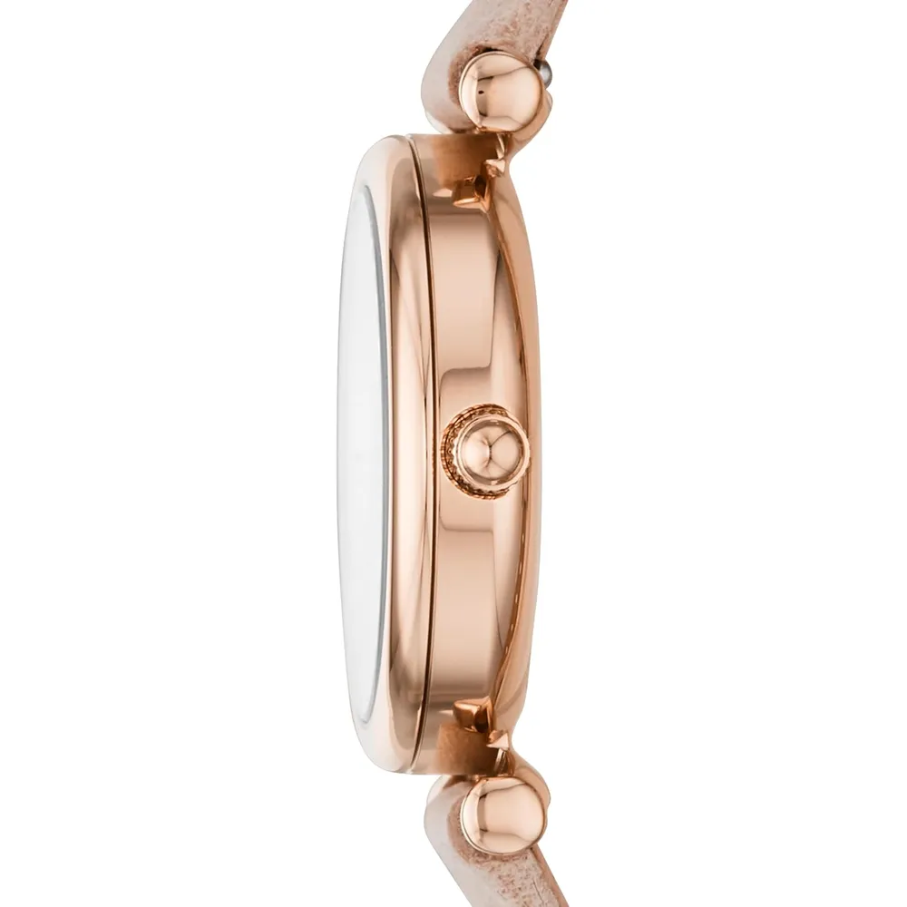 b07xyx8b5p_2_webp.webp Fossil reloj de cuarzo Carlie para mujer, acero y tres agujas | Rosa