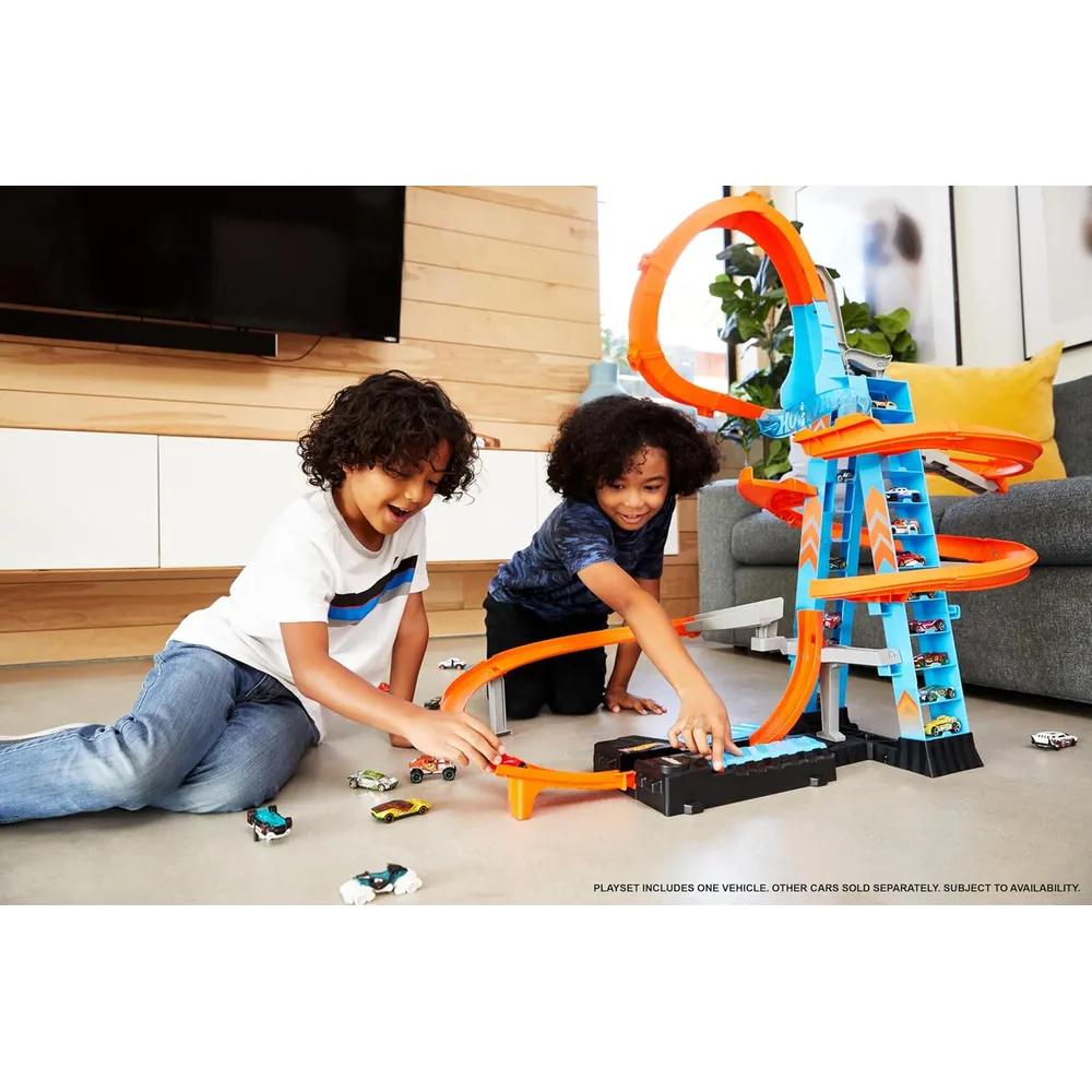 HOT WHEELS PISTA COMPLETA SKY CRASH TOWER