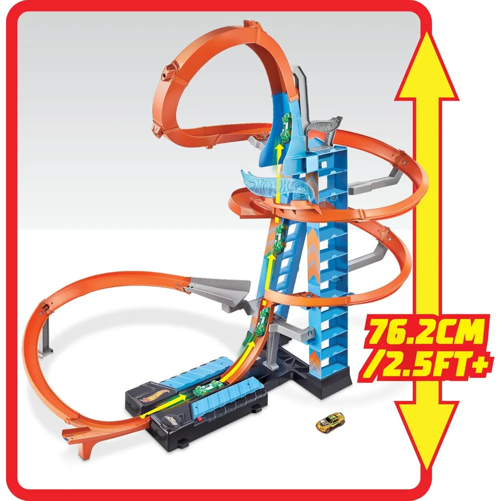 HOT WHEELS PISTA COMPLETA SKY CRASH TOWER