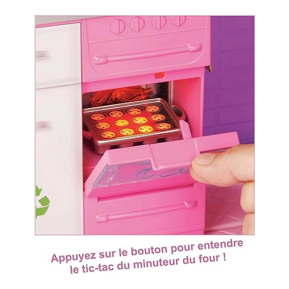 Barbie Casa de Muñecas Dreamhouse con Ascensor Accesible para Sillas de Ruedas - Piscina - Tobogán y 70 Accesorios