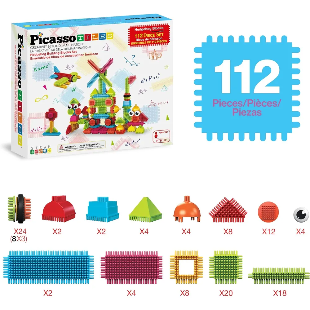 BLOQUES CONSTRUCCIÓN ERIZO PTB112 PICASSOTILES