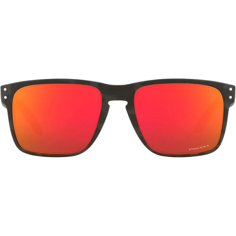 Oakley Holbrook XL OO9417 Gafas de sol para hombre | Matte Black Camouflage / Prizm Ruby