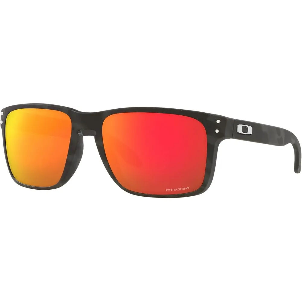 Oakley Holbrook XL OO9417 Gafas de sol para hombre | Matte Black Camouflage / Prizm Ruby