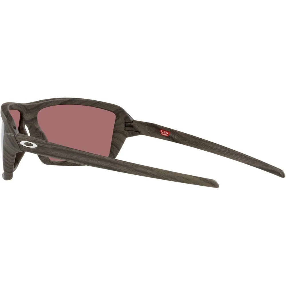 Oakley Cables OO9129 Gafas de sol para hombre | Woodgrain / Prizm Deep Water