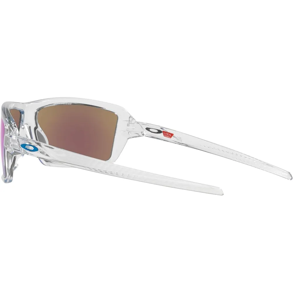 Oakley Cables OO9129 Gafas de sol para hombre | Polished Clear / Prizm Sapphire