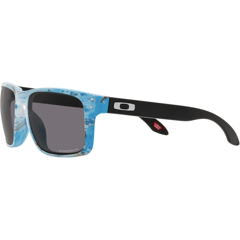 Oakley Holbrook OO9102 Gafas de sol polarizadas para hombre | Sanctuary Swirl / Prizm Grey