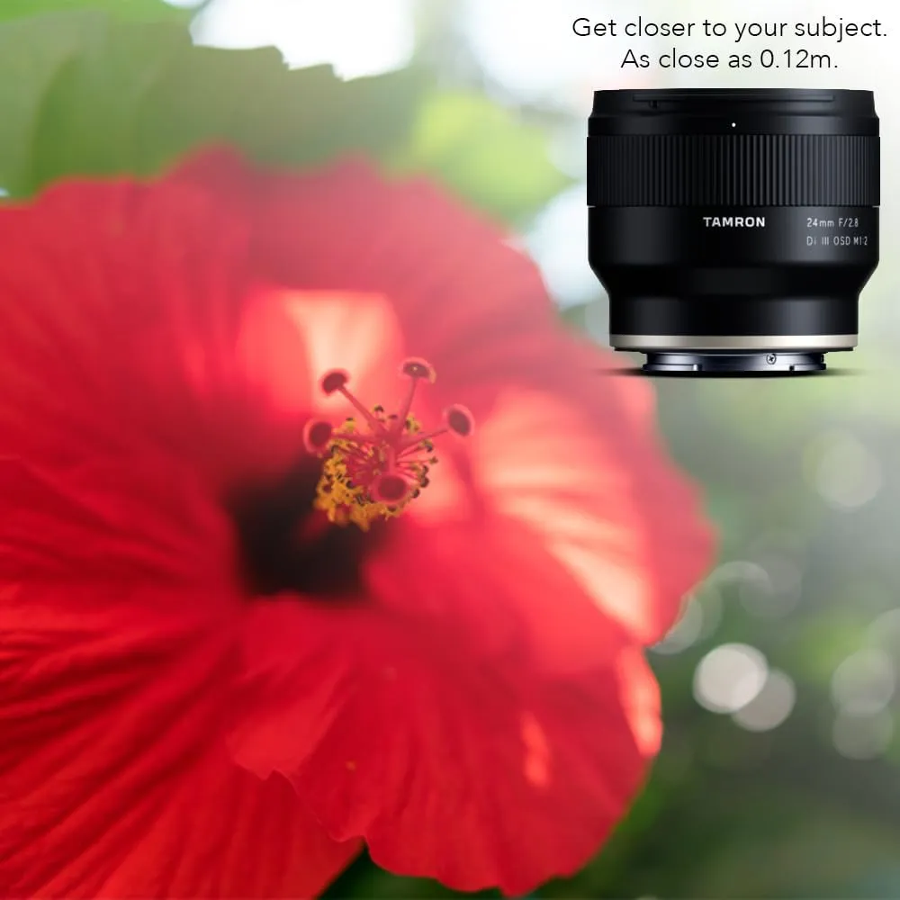 Tamron lente 2.4cm f/2.8 DI III OSD M1:2 | Negro