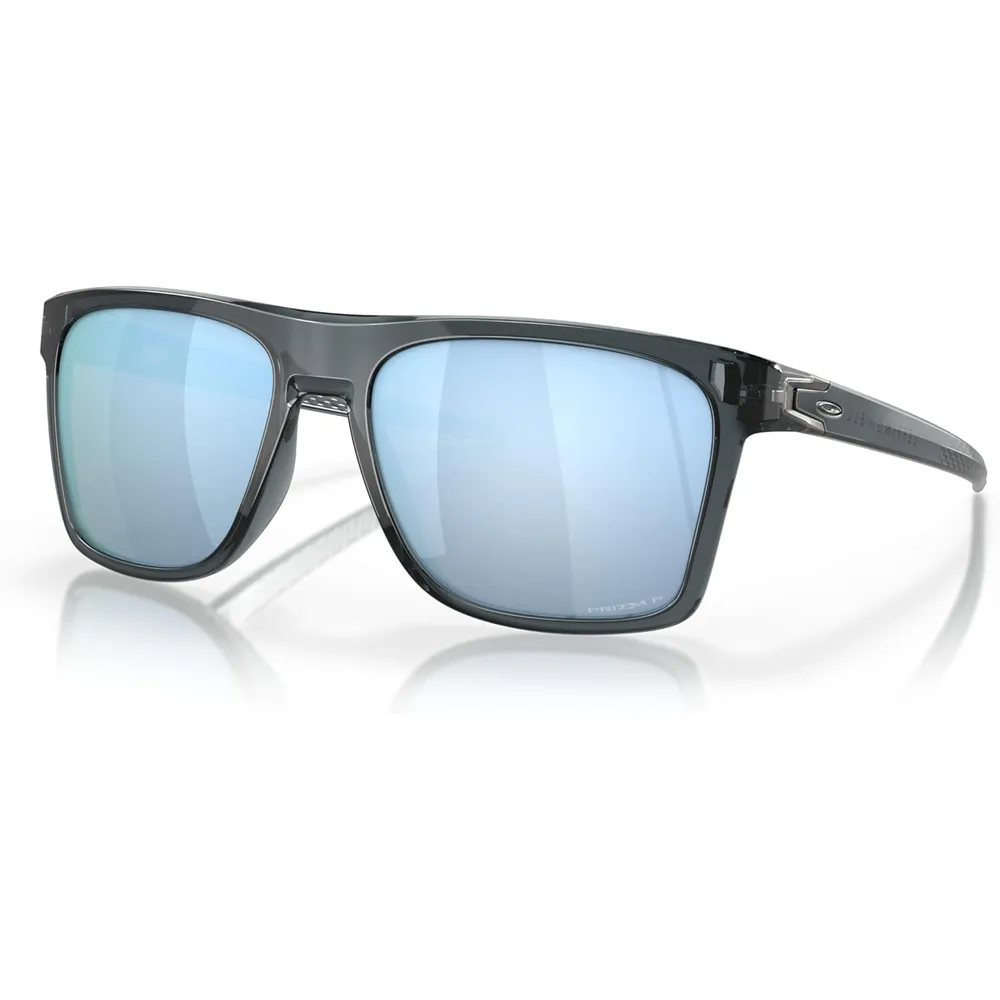Oakley Leffingwell OO9100 Gafas de sol para hombre | Crystal Black / Prizm Deep Water