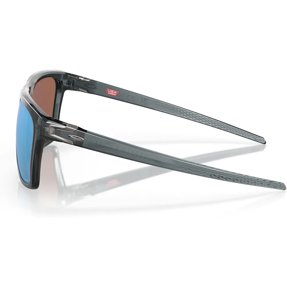 Oakley Leffingwell OO9100 Gafas de sol para hombre | Crystal Black / Prizm Deep Water