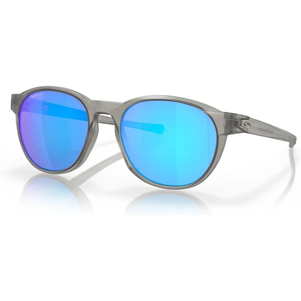 Oakley Reedmace OO9126 Gafas de sol para hombre | Matte Grey Ink / Prizm Sapphire