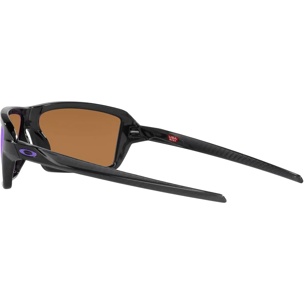 Oakley Cables OO9129 Gafas de sol para hombre | Black Ink / Prizm Violet