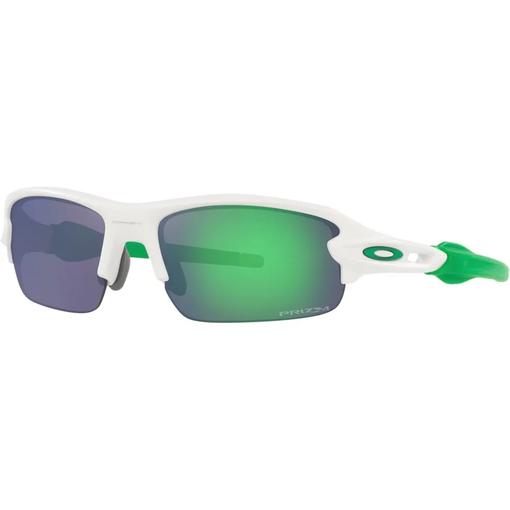 Oakley Flak XXS OJ9008 Gafas de sol para niños | Matte White / Prizm Jade