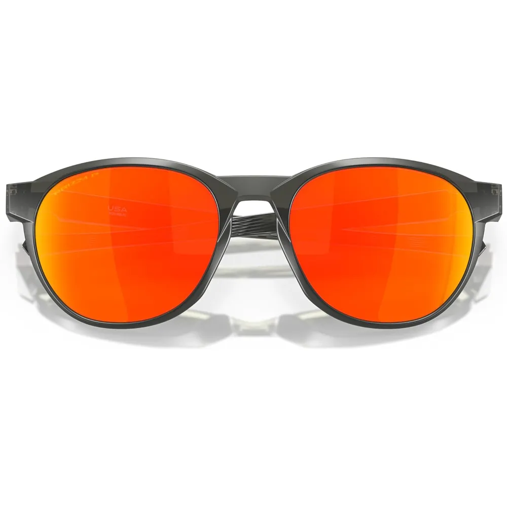 Oakley Reedmace OO9126 Gafas de sol para hombre | Matte Grey Smoke / Prizm Ruby
