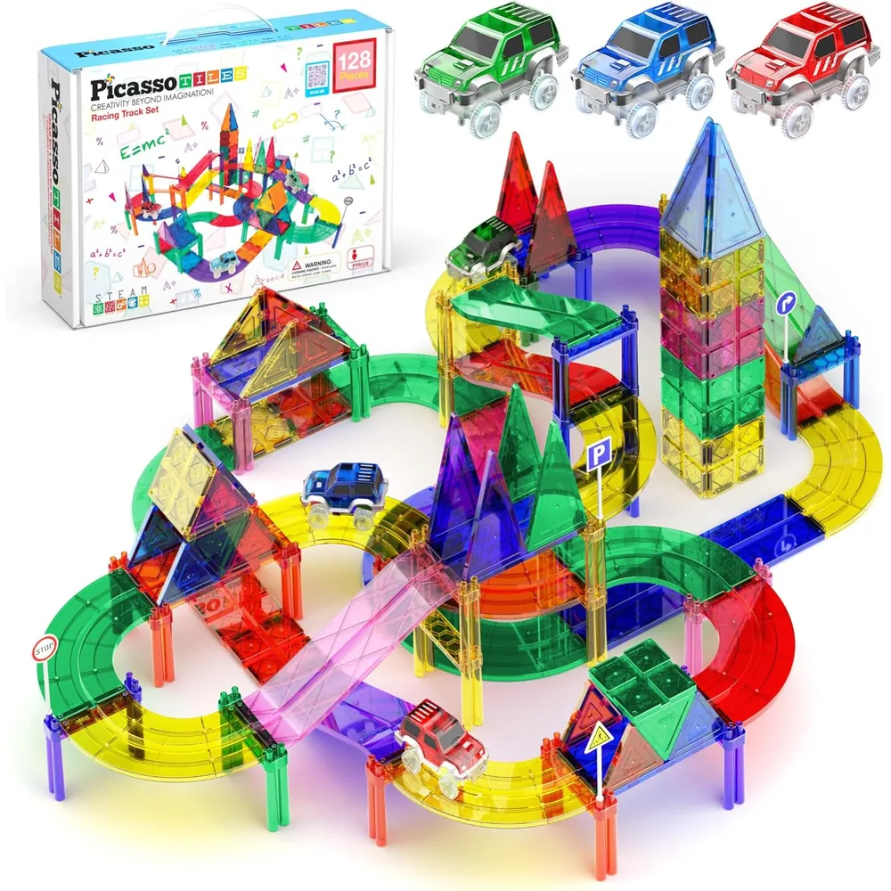 PISTA CARRERAS MAGNÉTICA AUTOS PICASSOTILES