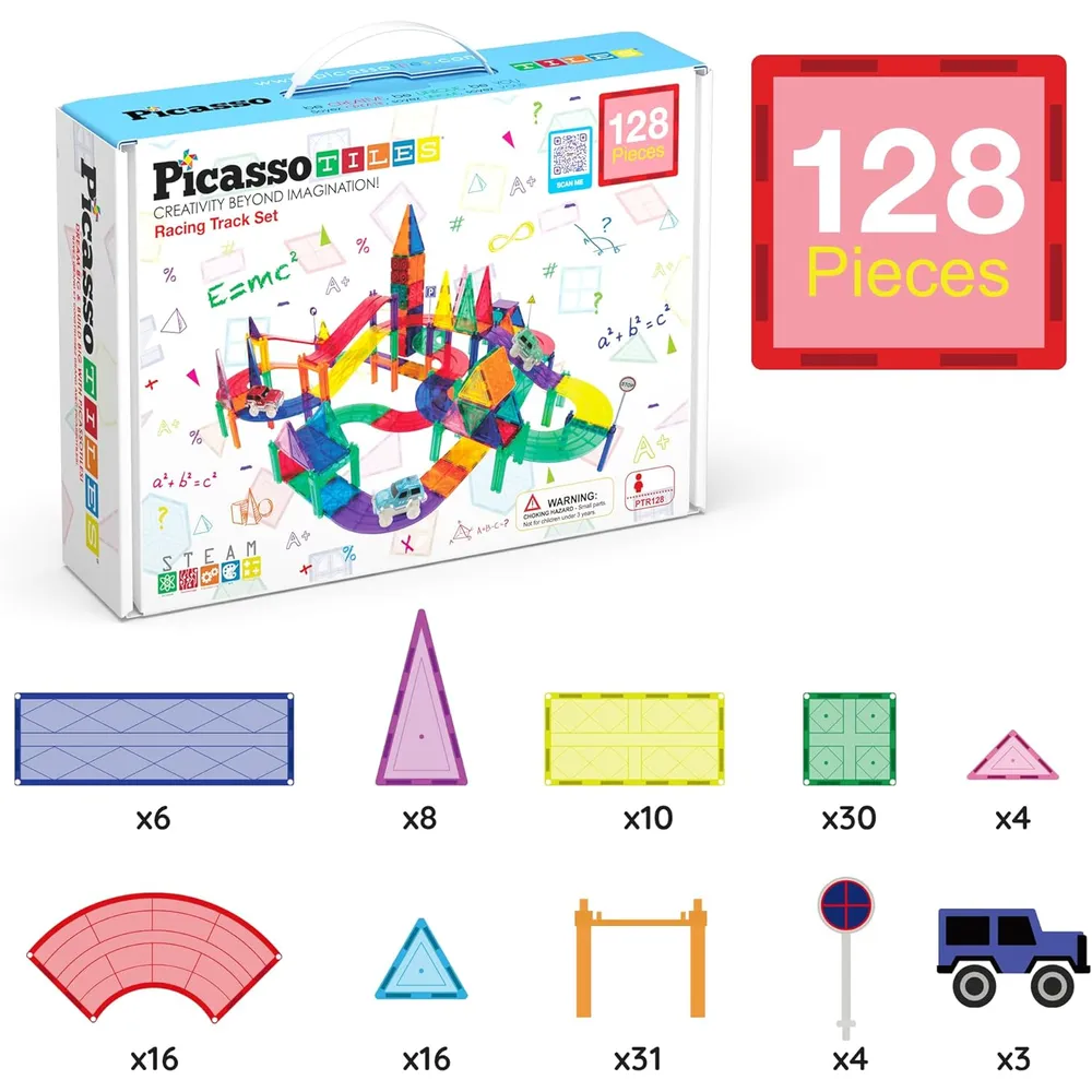 PISTA CARRERAS MAGNÉTICA AUTOS PICASSOTILES
