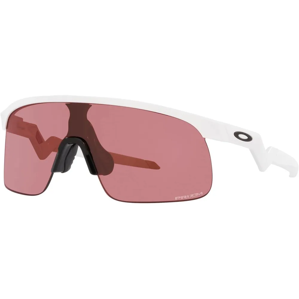 Oakley Resistor OJ9010 Gafas de sol para niños | Polished White / Prizm Dark Golf