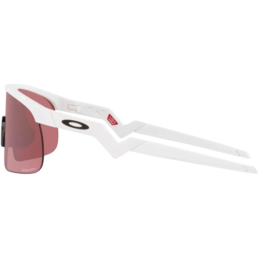Oakley Resistor OJ9010 Gafas de sol para niños | Polished White / Prizm Dark Golf