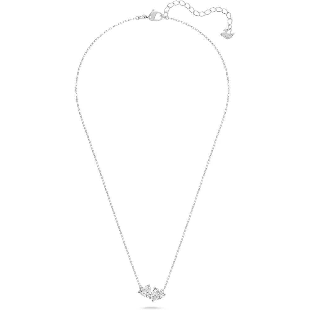 SWAROVSKI COLLAR PENDIENTE CORAZÓN MESMERA ACABADO RODIO PARA MUJER | TRANSPARENTE