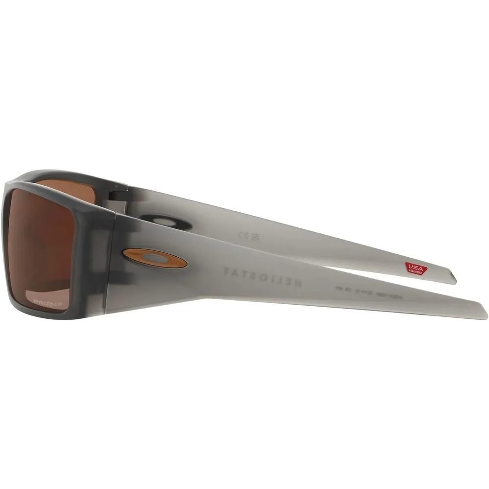 Oakley Heliostat OO9231 Gafas de sol para hombre | Matte Grey Smoke / Prizm Tungsten