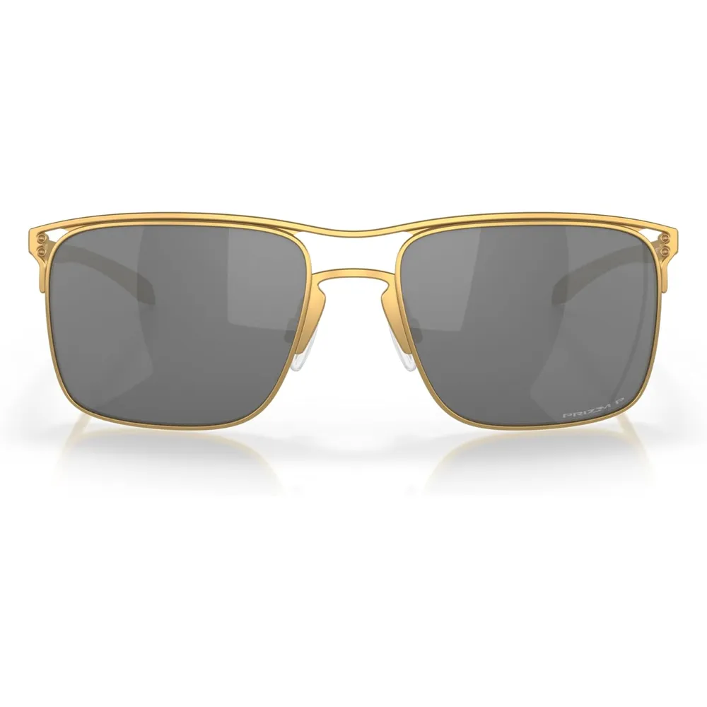 Oakley Holbrook TI Square OO6048 Gafas de sol para hombre | Satin Gold / Prizm Black