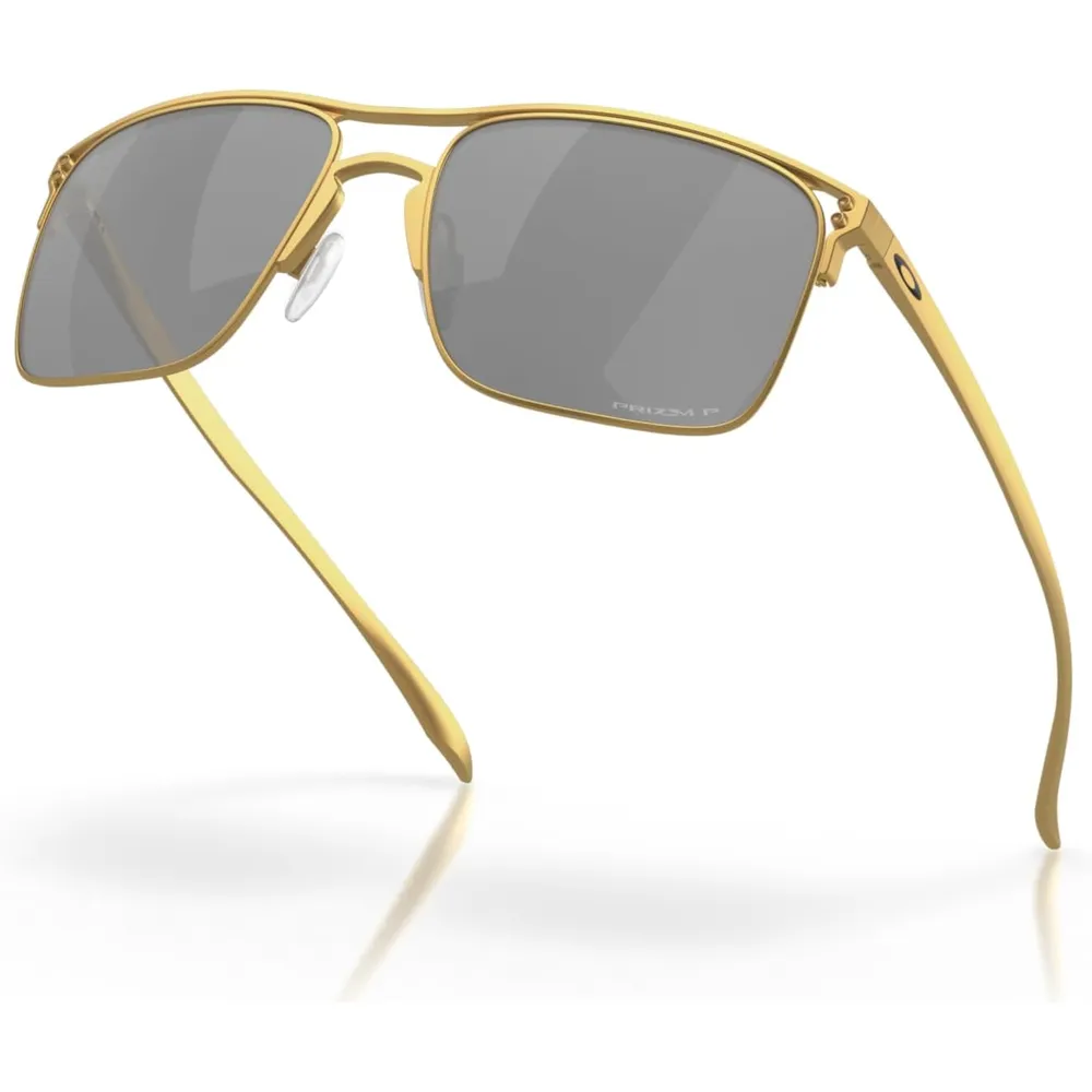 Oakley Holbrook TI Square OO6048 Gafas de sol para hombre | Satin Gold / Prizm Black