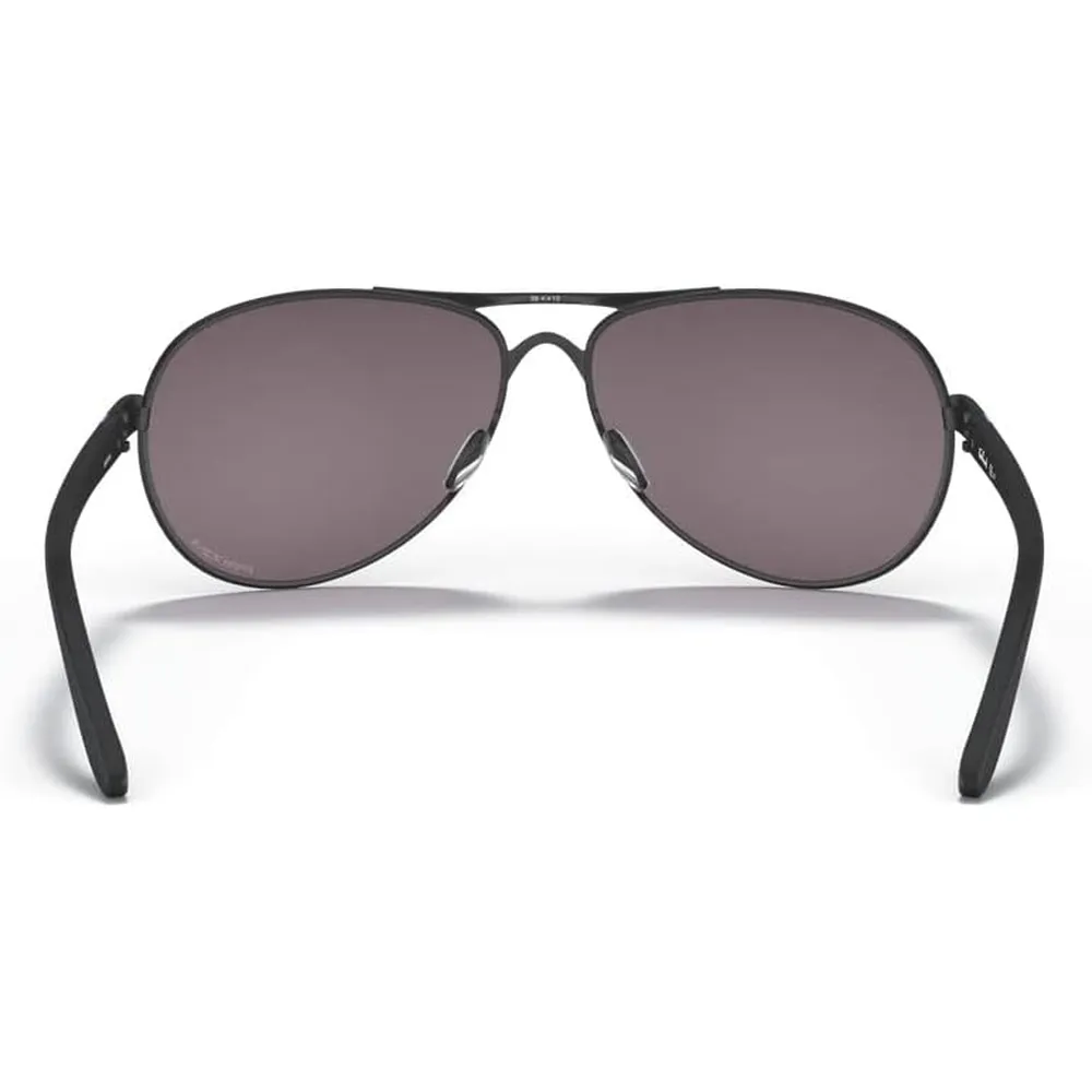 Oakley Split Time OO4129 Gafas de sol Aviator para mujer | Matte Black / Prizm Grey