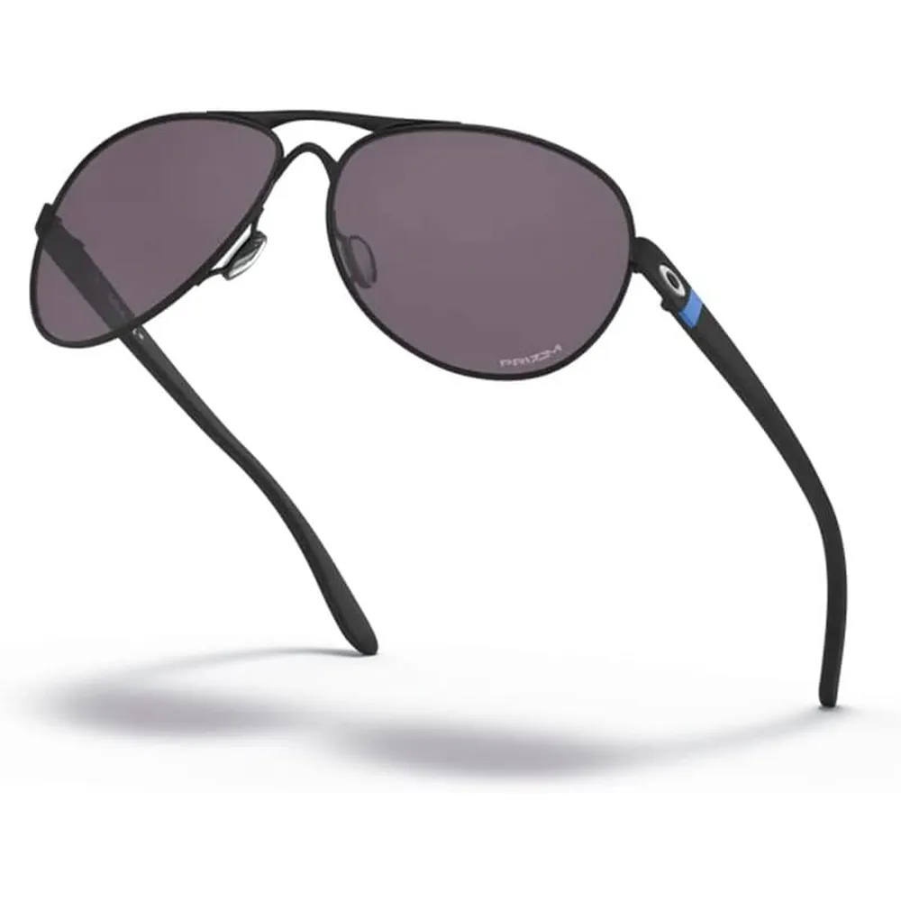 Oakley Split Time OO4129 Gafas de sol Aviator para mujer | Matte Black / Prizm Grey