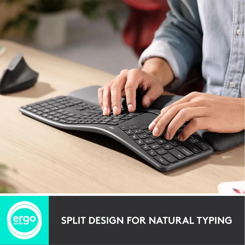 TECLADO INALÁMBRICO ERGO K860 LOGITECH | GRAFITO