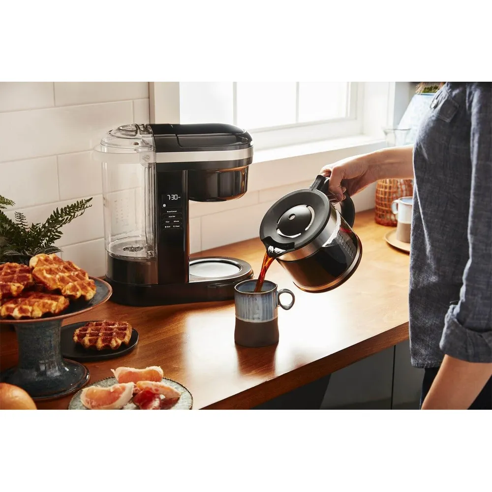 KITCHENAID KCM1208, CAFETERA DE GOTEO 12 QT / 11.4 L CON CABEZAL DE DUCHA EN ESPIRAL