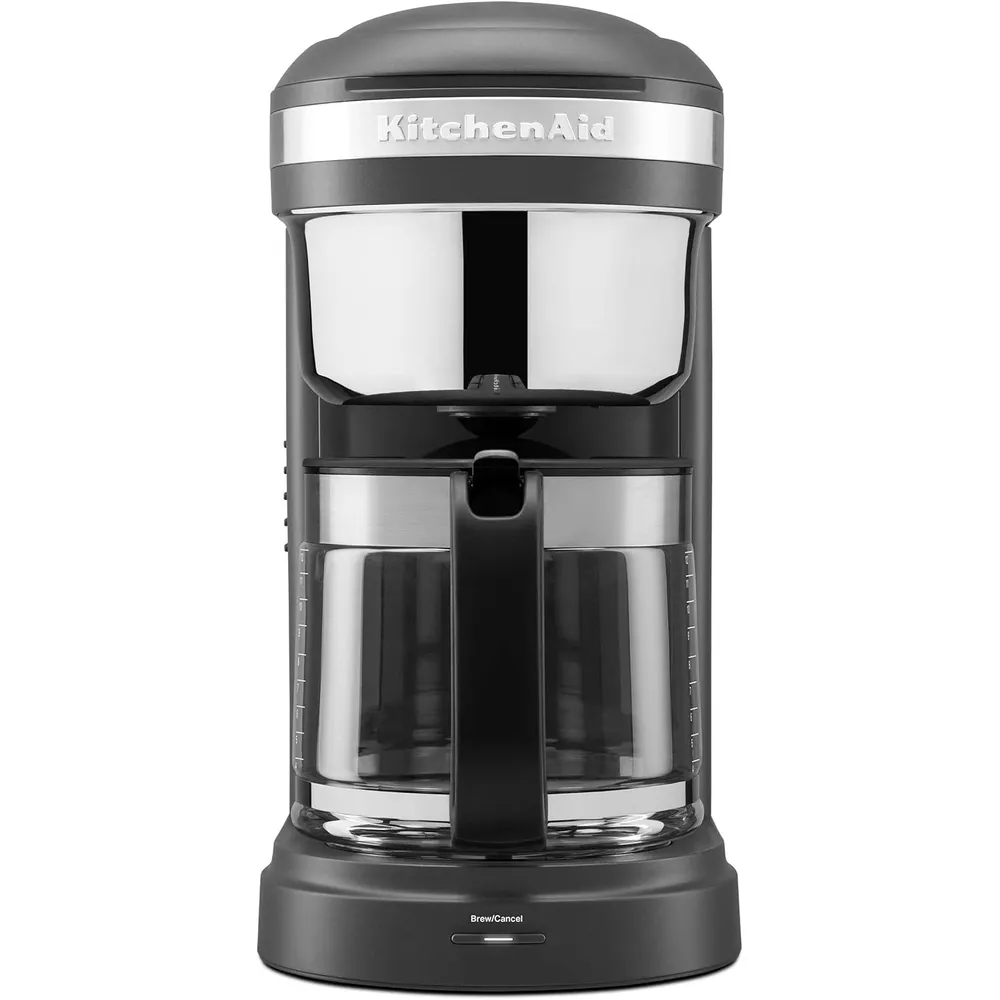 KITCHENAID, CAFETERA DE GOTEO 12 QT / 11.4 L CON PLACA CALEFACTORA | PLATEADO